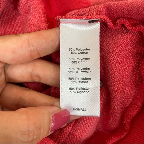 Project Social T & Urban Outfitters Coral Short Sleeve Sweatshirt - Picture 5 of 6